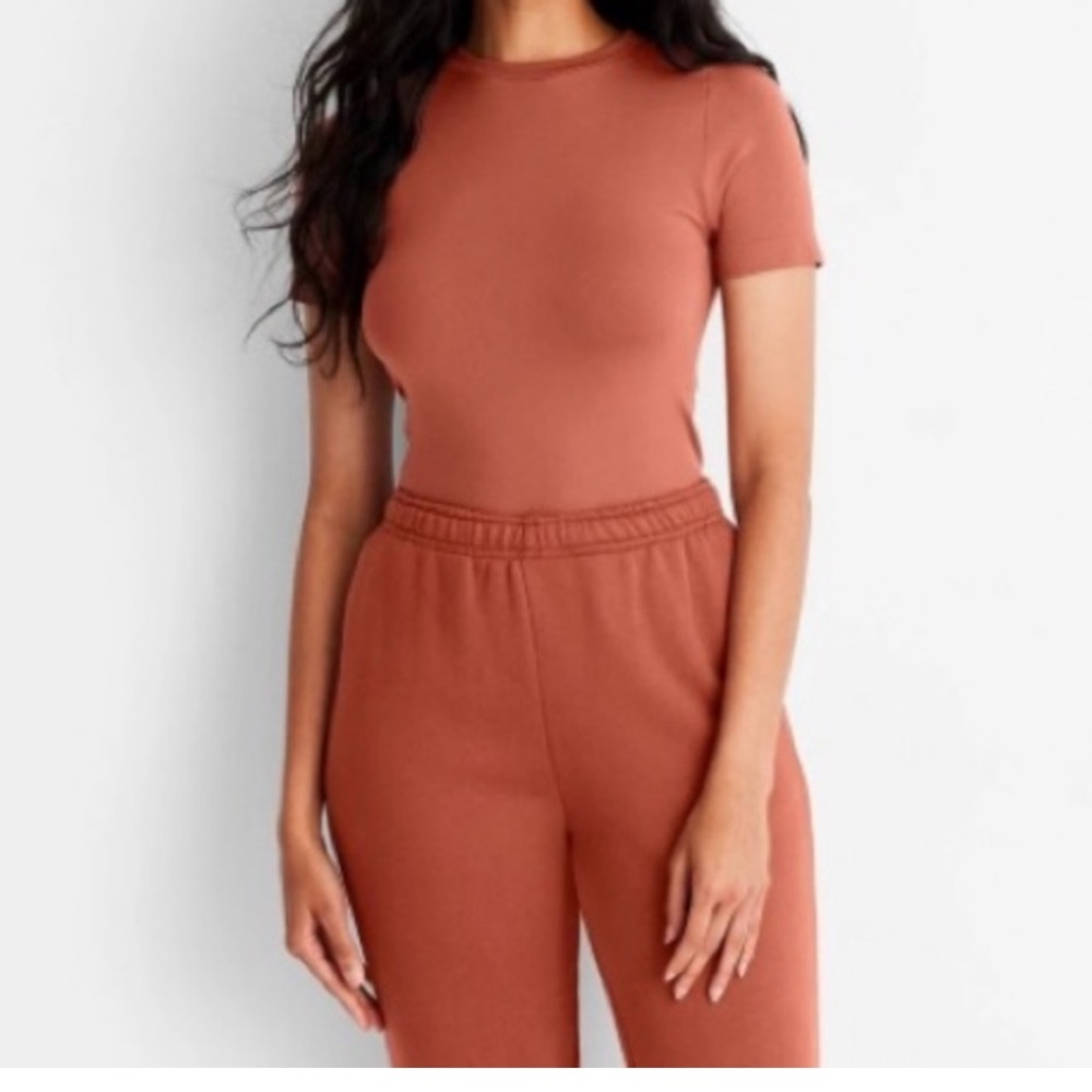 A New Day Rust Short Sleeve Seamless T-Shirt XXL
